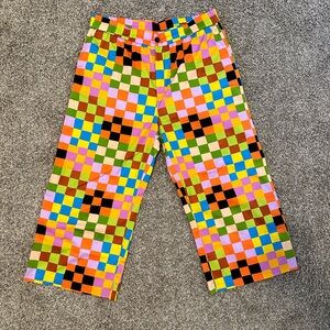 Barely worn Nooworks POPLIN CATALINA PANT Carnival print